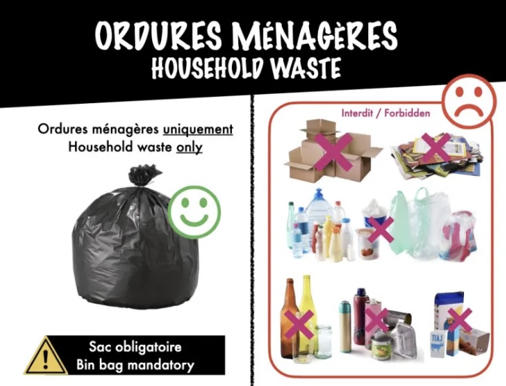 Bac pour les ordures m&eacute;nag&egrave;res